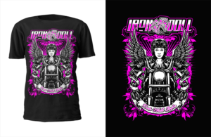 *** Updated brief for Women motorcycle riders t-shirt | T-shirt Design by D'Mono