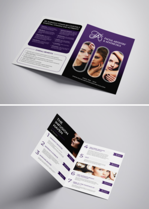 High-End Bifold Brochure for Aesthetics Medspa Business | Brochure Design by JK18