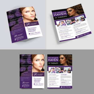 High-End Bifold Brochure for Aesthetics Medspa Business | Brochure Design by TuktukiShree