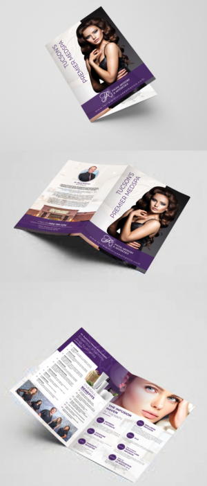 High-End Bifold Brochure for Aesthetics Medspa Business | Brochure Design by BLUE WINGS