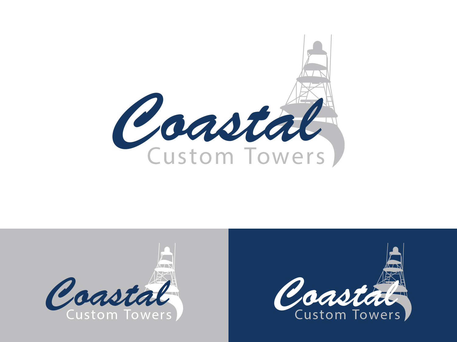 Logo Design by TTK for Coastal Custom Towers | Design #24592718