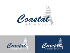 Logo Design by TTK for Coastal Custom Towers | Design: #24592718