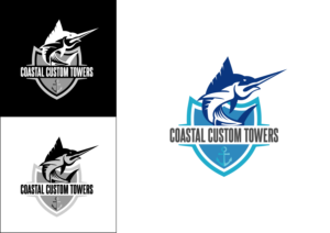 Logo Design by bimbisarkadam for Coastal Custom Towers | Design: #24593041