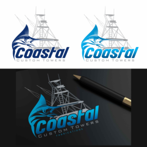 Logo Design by Amit Panchal for Coastal Custom Towers | Design: #24590604