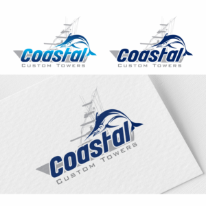 Logo Design by Amit Panchal for Coastal Custom Towers | Design: #24603945