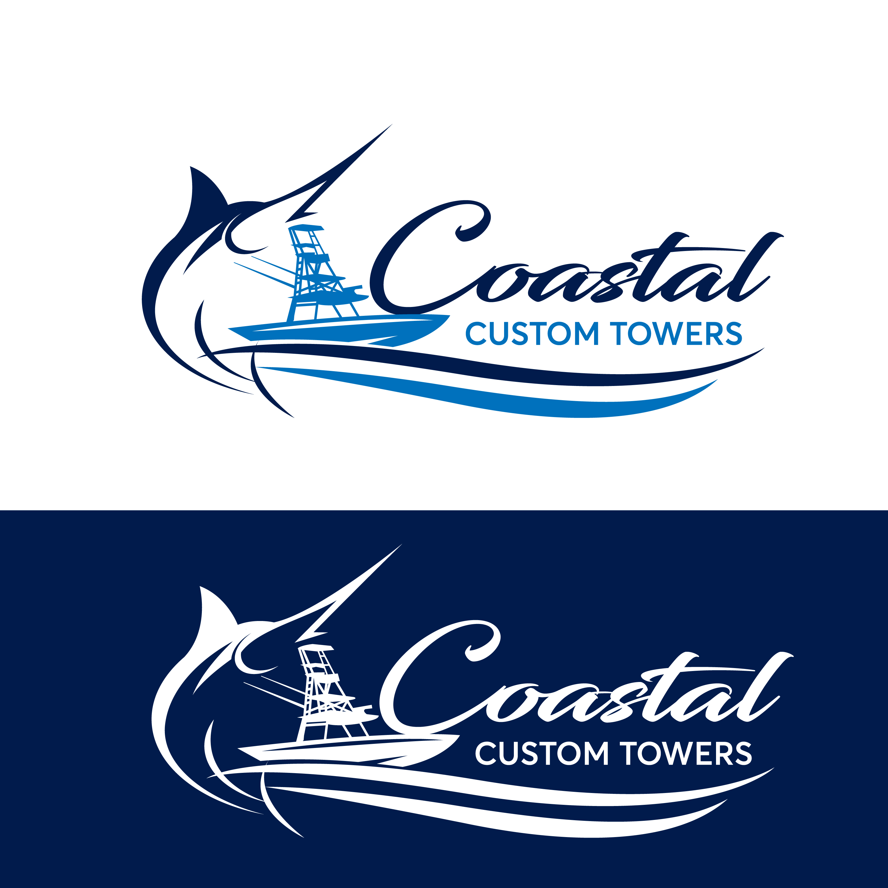 Logo Design by sherman for Coastal Custom Towers | Design #24590984