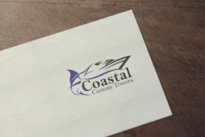 Logo Design by lukiricard for Coastal Custom Towers | Design: #24588807