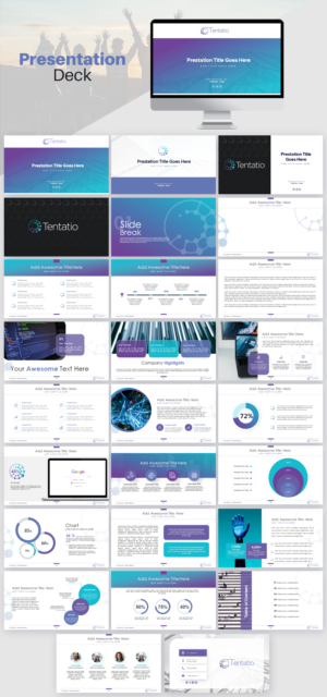 PowerPoint Corporate Template for Healthcare AI Technology Company | PowerPoint-Design von IndreDesign