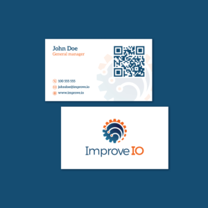 Industrial Professional Business Card Design (Improve IO) | Business Card Design by Anthony