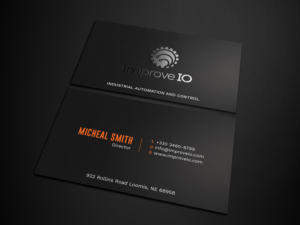 Industrial Professional Business Card Design (Improve IO) | Business Card Design by Tripti Ranjan Gain