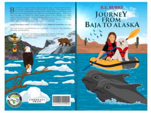 Buddy The Globetrotter: Journey from Baja to Alaska | Book Cover Design by kaatem