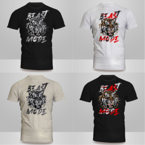 Beast Mode | T-Shirt-Design von Kero