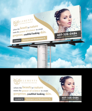 Skin and Stem  med spa needs an awesome eye catching billboard ad  | Werbetafel-Design von OwnDesign