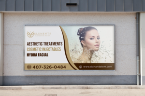 Skin and Stem  med spa needs an awesome eye catching billboard ad  | Werbetafel-Design von ZeneFashions