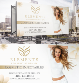 Skin and Stem  med spa needs an awesome eye catching billboard ad  | Werbetafel-Design von u2square