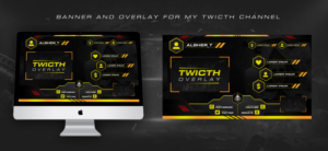 Banner and Overlay for my twicth channel* | Grafik-Design von SAI DESIGNS