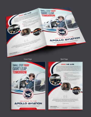 Apollo Aviation - Learn to Fly | Brochure Design by SAI DESIGNS