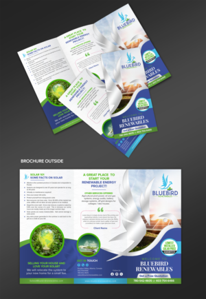 Bluebird Company Flyer - RV Solar and Residential Solar | Flyer Design by SAI DESIGNS