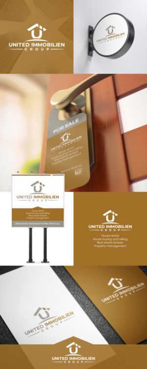 United Immobilien Group | Logo Design by Angkasa Official