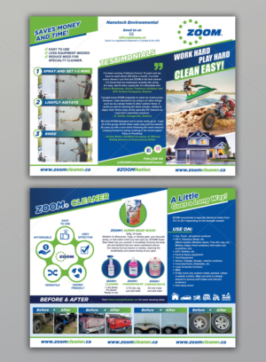 ZOOM digital flyer/brochure - Eng and Fr. | Flyer Design by DA.