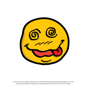 Just the happy face w/ a mustard type yellow and redish tongue | Logo-Design von cahayafatimah