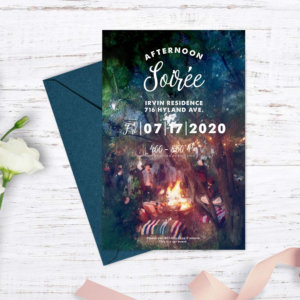 Afternoon Soiree Garden Party Invitation | Einladungs-Design von FFoundry