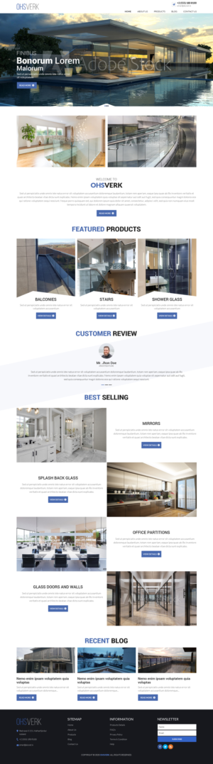 Web Design by sai.designer87 for this project | Design #24685143