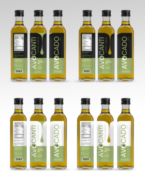 Avocado Oil label  - upmarket elegant design  | Etikett-Design von SAI DESIGNS