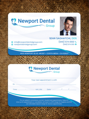 NEWPORT DENTAL GROUP | Business Card Design by Sandaruwan