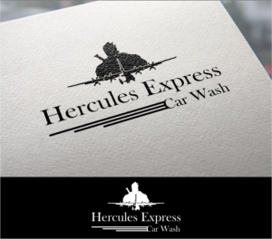 Hercules Express Car Wash | Logo Design by Milab Signatures