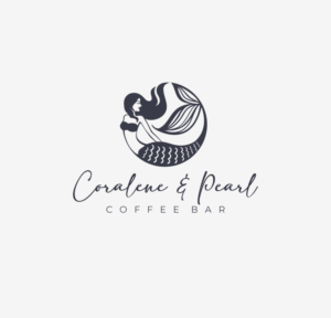 Coralene and Pearl Coffee Bar | Logo Design by mar'Z