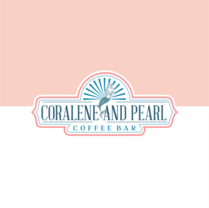 Coralene and Pearl Coffee Bar | Logo Design by ThiagoB