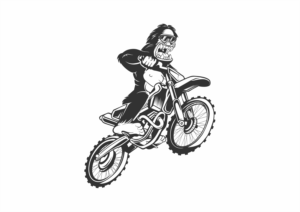 Squach dirt bike | T-shirt Design by Malik 11