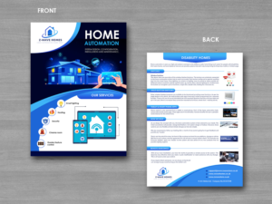 Z-wave Homes 1st Flyer promoting new business for home automation* | Flyer Design by innovative earth