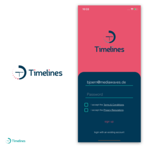 Timelines | Logo Design by groomfox