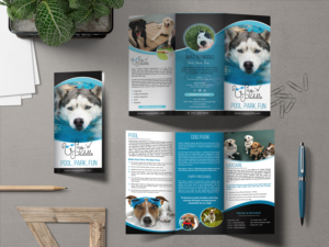 Upscale dog care facility need some marketing material | Broschüren-Design von alex989