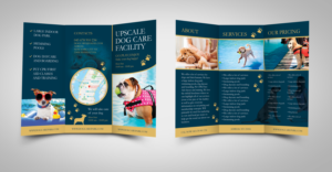 Upscale dog care facility need some marketing material | Broschüren-Design von Taya Bright