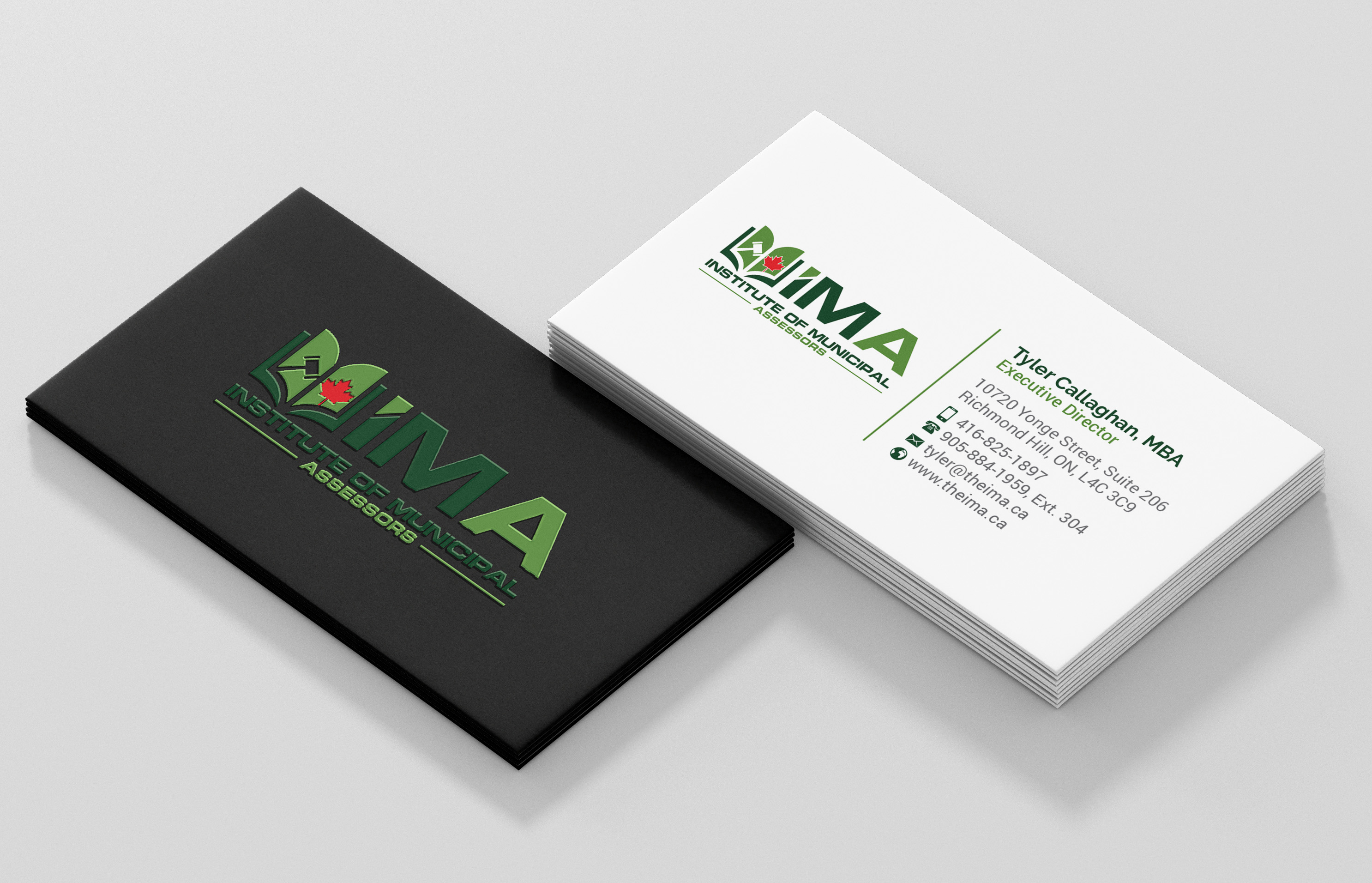 Business Card Design by R.design for The Institute of Municipal Assessors | Design #24735874