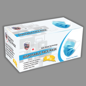 Unique Disposable facemask 50counts box | Packaging Design by lovekeshk1 2