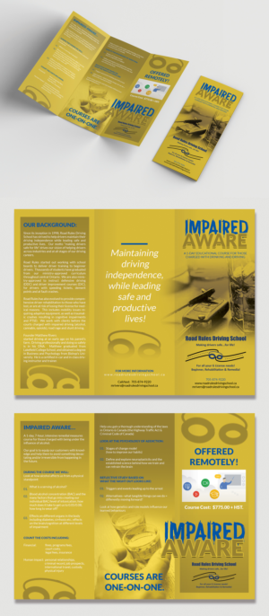 Drinking and Driving course for the courts | Flyer-Design von BLUE WINGS