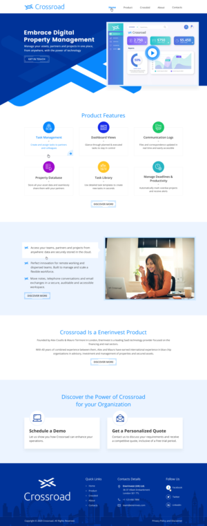 Crossroad | Web Design by Sbss