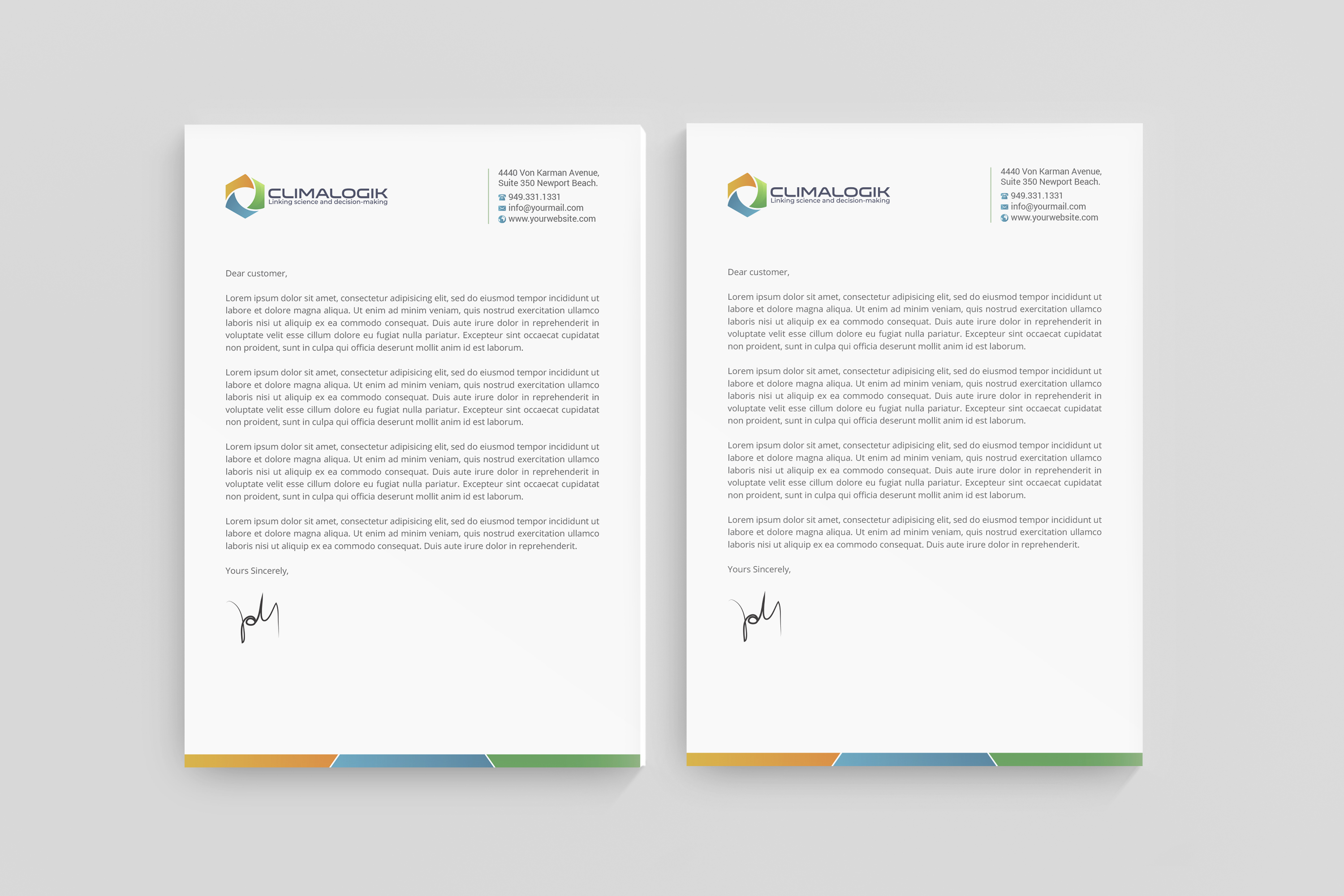 Letterhead Design by R.design for this project | Design #24760245