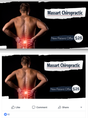 Banner-Design von The Logozty für Massart Chiropractic | Design #24809550