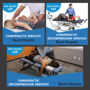 Banner-Design von Jesskurian für Massart Chiropractic | Design #24819278