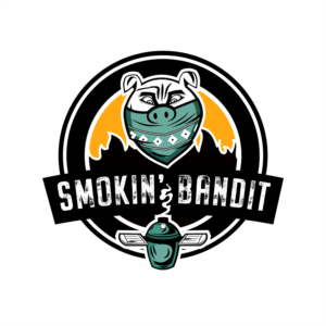 Smokin’ Bandits BBQ backyard bbq | Maskottchen-Design von ThiagoB