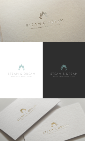 Steam & Dream Wood-Fired Mobile Sauna | Logo Design by GLDesigns