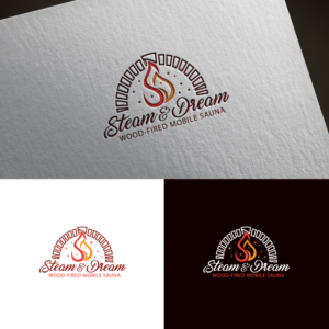 Steam & Dream Wood-Fired Mobile Sauna | Logo Design by sankar999