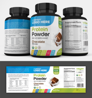 Protein Powder Product Label Design | Etikett-Design von SAI DESIGNS