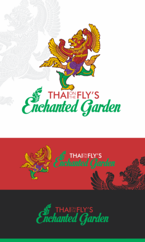 Thai on the Fly's Enchanted Garden | Logo Design by Gigih Rudya