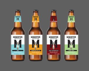 Ministerbrau - vom Feld in die Flasche (logo already designed) | Etikett-Design von cosmicline